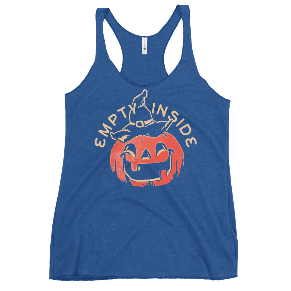 Empty Inside Pumpkin Women's Racerback Tank