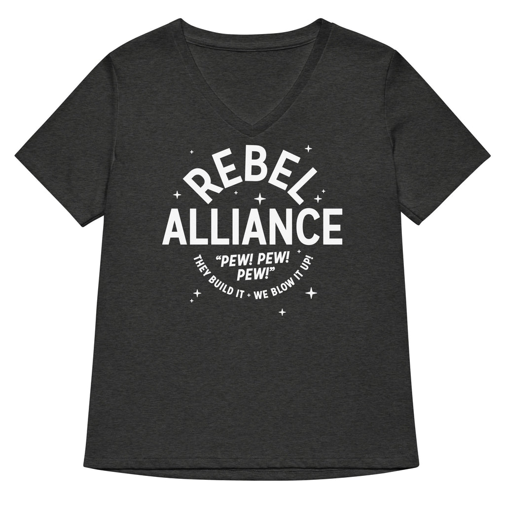 Rebel Alliance Women's V-Neck Tee Unisex