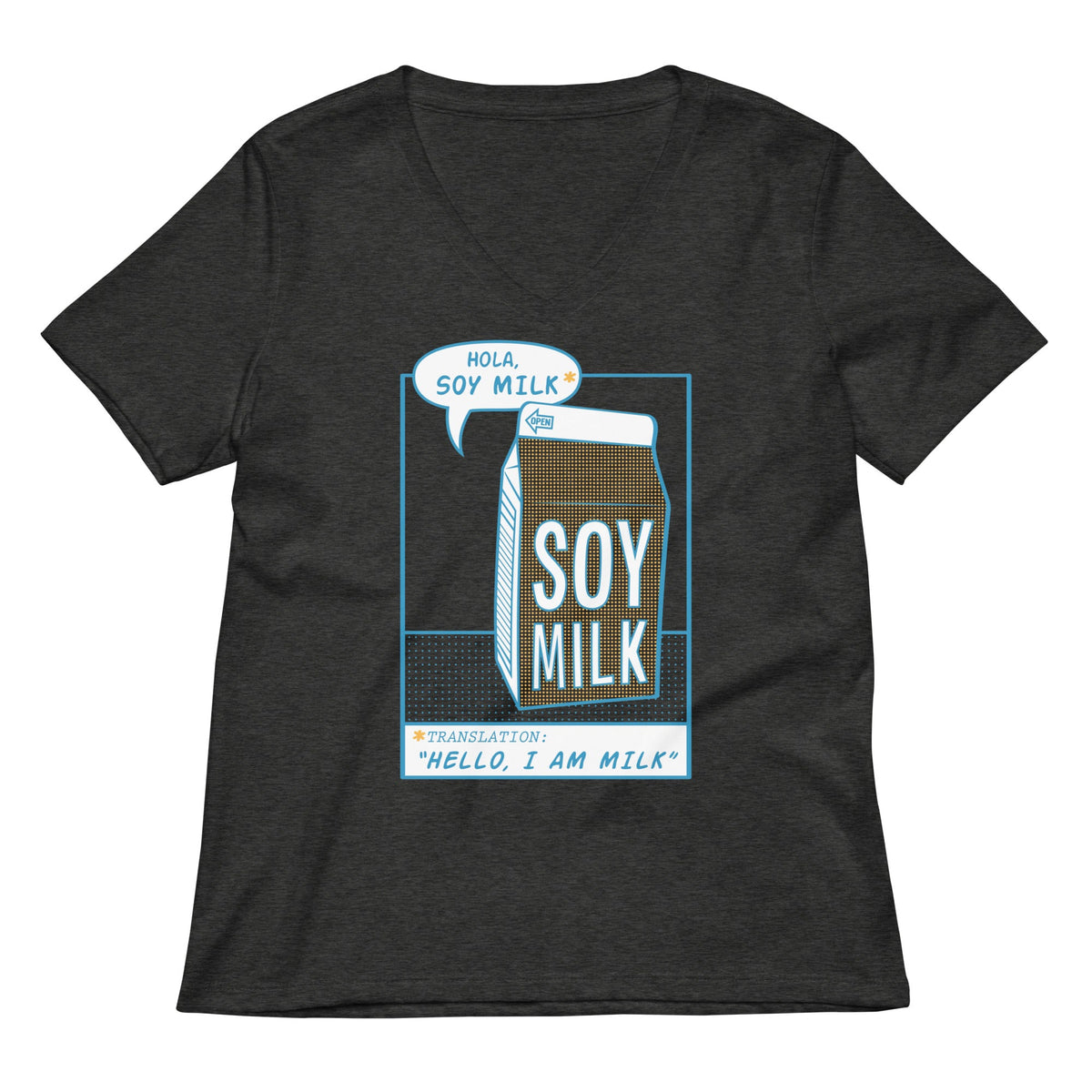 Hola, Soy Milk Women's V-Neck Tee