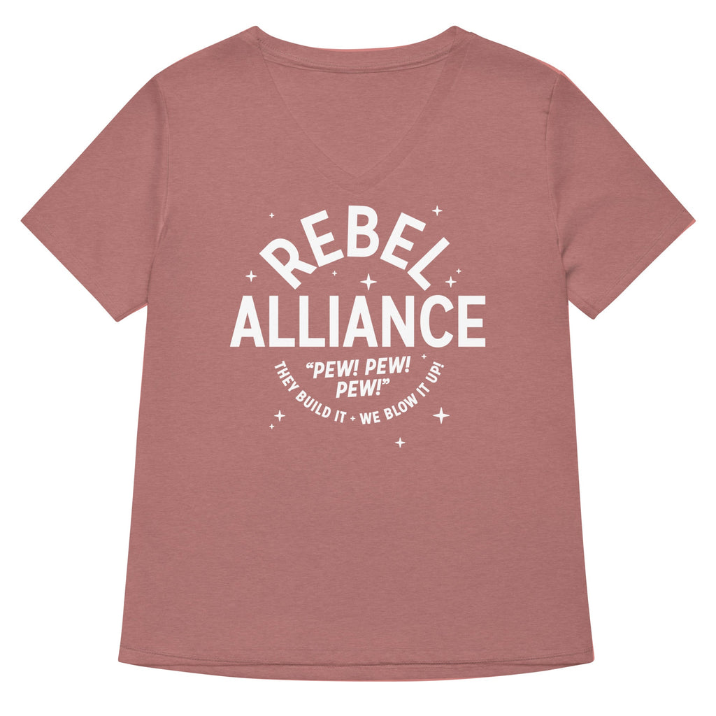 Rebel Alliance Women's V-Neck Tee Unisex