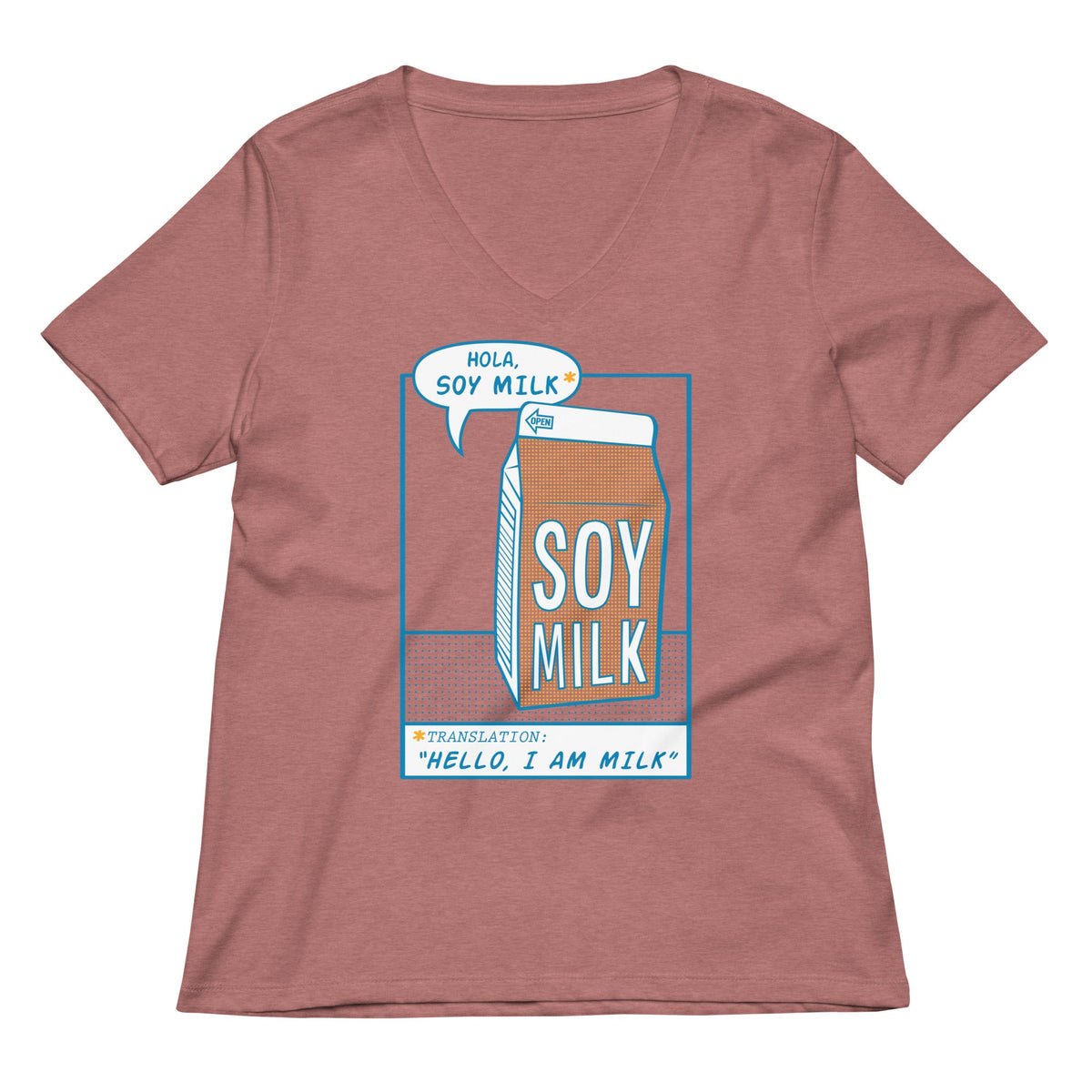 Hola, Soy Milk Women's V-Neck Tee