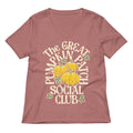 The Great Pumpkin Patch Social Club Women's V-Neck Tee