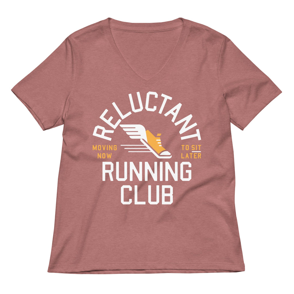 Reluctant Running Club Women's V-Neck Tee