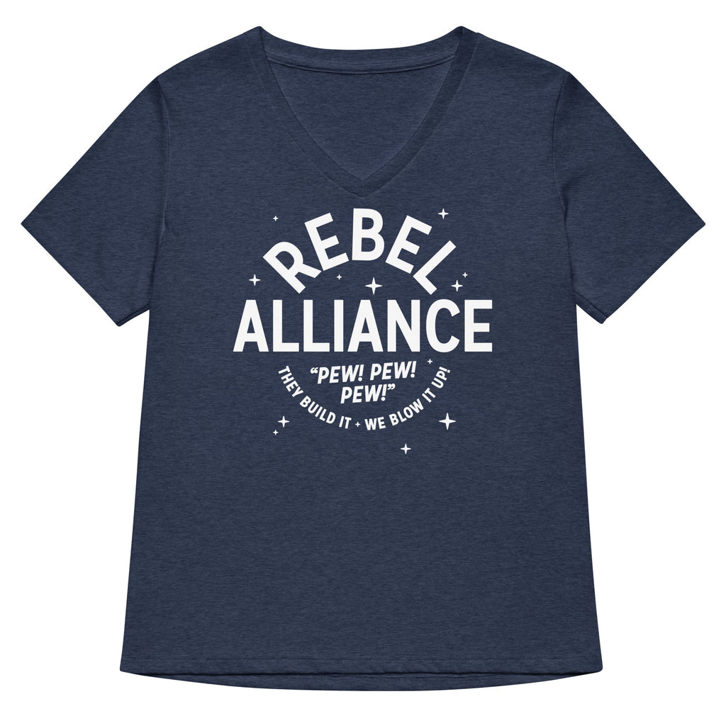 Rebel Alliance Women's V-Neck Tee Unisex