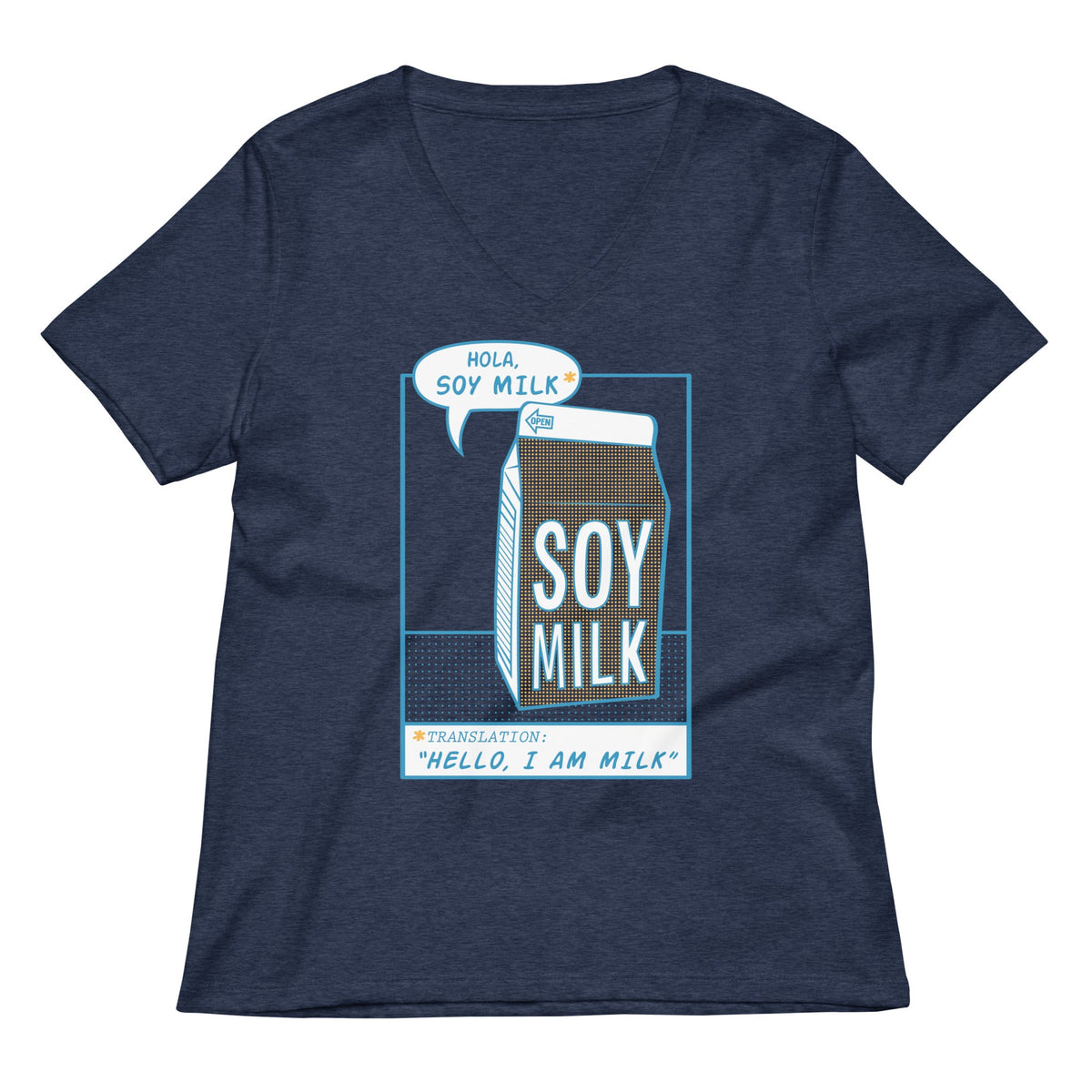Hola, Soy Milk Women's V-Neck Tee