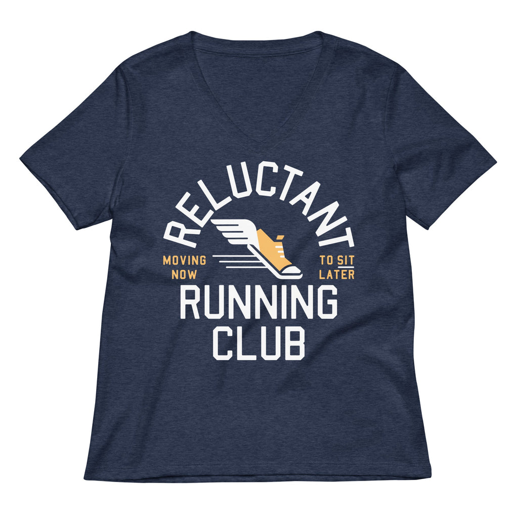 Reluctant Running Club Women's V-Neck Tee