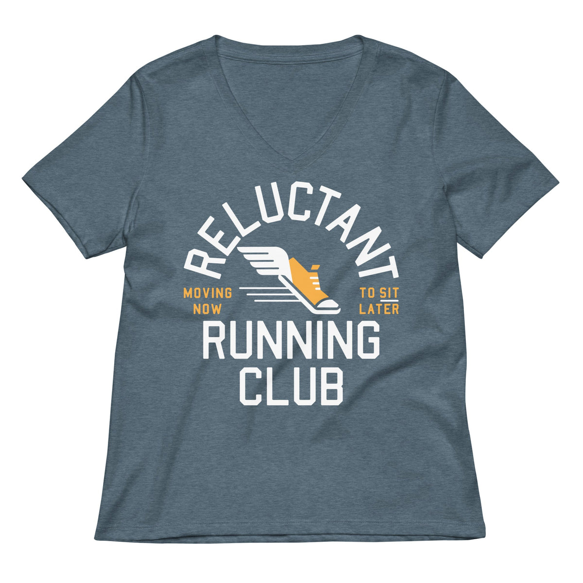 Reluctant Running Club Women's V-Neck Tee