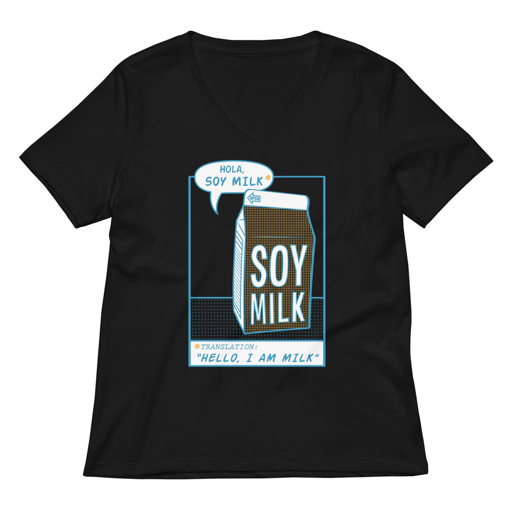 Hola, Soy Milk Women's V-Neck Tee