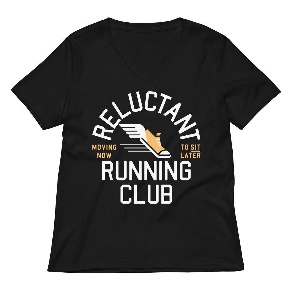 Reluctant Running Club Women's V-Neck Tee