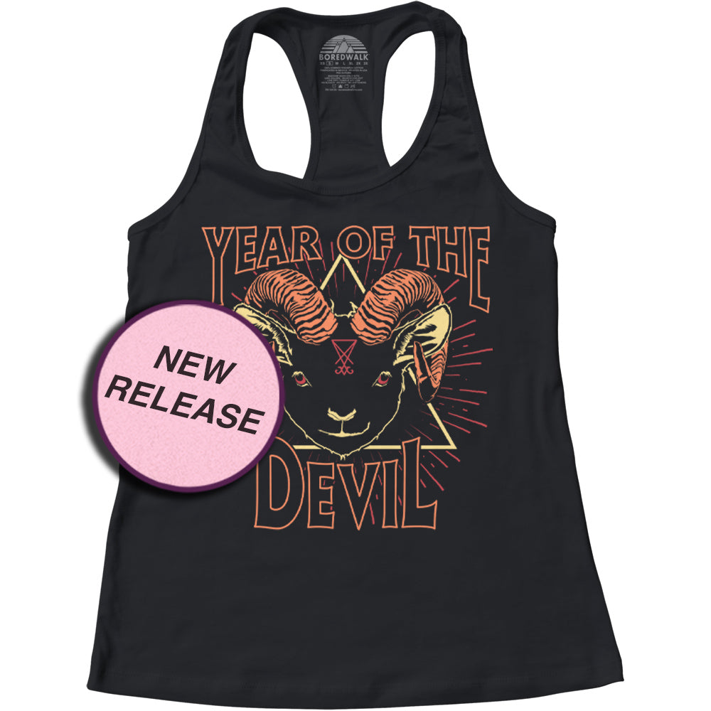 Women's Year of the Devil Racerback Tank Top