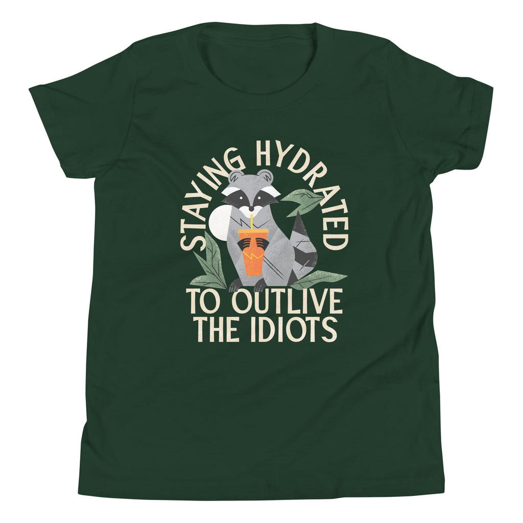 Staying Hydrated To Outlive The Idiots Kid's Youth Tee